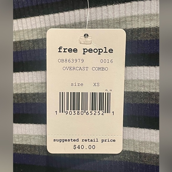 Free People Intimately Overcast Combo Top-Size XS-New with Tags - Picture 4 of 10